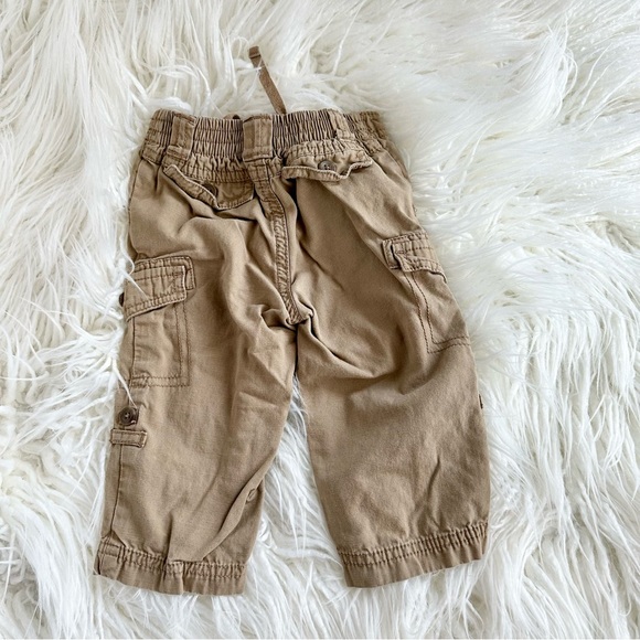 Old Navy Toddler Boys Khaki Cargo Pants and Shorts Size 12-18M - Picture 2 of 4